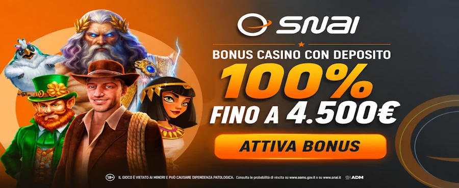 bonus deposito snai